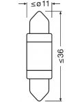 LED Авто крушка Osram LEDriving -C5W (36 mm), 6418DWP-01B, LEDriving SL - 5t