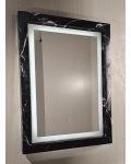 LED Огледало за стена Inter Ceramic - ICL 8060BM, 60 x 80 cm, черен мрамор - 1t