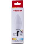 LED крушка Toshiba - 4.7=40W, E14, 470 lm, 4000K - 3t