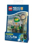 Мини ключодържател Lego Nexo Knights - Aaron, с LED светлина - 1t