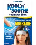 Migraine Лепенки за мигрена и главоболие, 4 броя, Kool 'n' Soothe - 1t