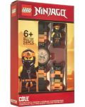Ръчен часовник Lego Wear - Ninjago,  Cole - 6t