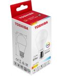 LED крушка Toshiba - 8.5=60W, E27, 806 lm, 3000K - 2t