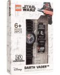 Ръчен часовник Lego Wear - Star Wars, Darth Vader - 4t
