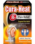 Лепенки при болки в коляното, 4 броя + 1 обвивка, Cura-Heat - 1t