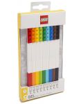 Комплект гел химикалки Lego - 9 броя, с Lego елементи - 1t