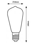 LED крушка Rabalux 2088 - E27, 10W, ST64, 4000К, филамент - 3t