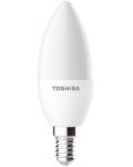 LED комплект крушки Toshiba - 5=40W, E14, 470 lm, 3000K - 1t