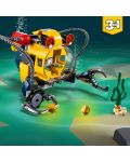 Конструктор LEGO Creator 3 в 1 - Подводен робот (31090) - 3t