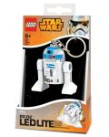 Мини ключодържател Lego Star Wars - R2-D2, с LED светлина - 2t