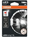 LED Автомобилни крушки Osram - LEDriving, SL, Red, W5W, 1W, 2 броя, червени - 1t