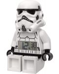 Настолен часовник Lego Wear - Star Wars,  Stormtrooper, с будилник - 4t