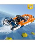 Конструктор LEGO Creator 3 в 1 - Състезателен автомобил, залез (31089) - 5t