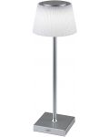 LED Настолна лампа Rabalux - Taena 76010, IP 44, 4 W, димируема, сребърна - 3t