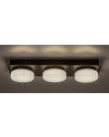 LED Плафон Rabalux - Attichus 75003, IP 44, 18 W, черен мат - 5t