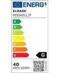 LED Пендел Elmark - Shell, 40 W, IP40, 50 x 7 cm, бял - 2t