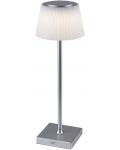 LED Настолна лампа Rabalux - Taena 76010, IP 44, 4 W, димируема, сребърна - 4t