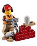Конструктор Lego City - Камион за почистване на улиците с ремарке и багер (60152) - 2t