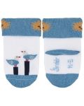 Летни бебешки чорапки Sterntaler - Морски мотиви, 3 чифта, размер 15/16, 4-6 м - 3t