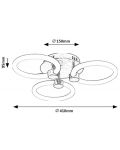 LED Полилей Rabalux - Sotiris 71007, IP20, 21W, димируем, хром - 3t
