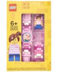 Ръчен часовник Lego Wear - Classic, Pink Link - 4t