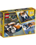 Конструктор LEGO Creator 3 в 1 - Състезателен автомобил, залез (31089) - 8t