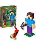 Конструктор Lego Minecraft - Голяма фигурка Стив с папагал (21148) - 4t