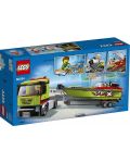 Конструктор Lego City Great Vehicles - Транспортьор на състезателни лодки (60254) - 2t