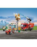 Конструктор Lego City - Спасителна акция от пожар в бургер бар (60214) - 4t