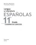 Lengua y Literatura Espanolas: Испански език - 11. клас (учебна тетрадка) - 2t