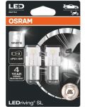 LED Автомобилни крушки Osram - LEDriving, SL, P21/5W, 1.7W, 2 броя, бели - 1t