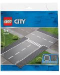 Конструктор Lego City - Права и Т-образно кръстовище (60236) - 1t