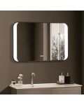 LED Огледало за стена Inter Ceramic - ICL 1822, 60 x 90 cm, черно - 1t