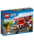 Конструктор Lego City - Пожарникарски камион със стълба (60107) - 1t