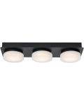 LED Плафон Rabalux - Attichus 75003, IP 44, 18 W, черен мат - 4t