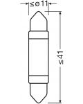 LED Авто крушка Osram LEDriving -C5W (41 mm), 6413DWP-01B, LEDriving SL - 5t