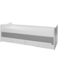 Легло Lorelli - Maxi Plus, 3Box, 70 х 160 cm, бяло/stone grey - 8t