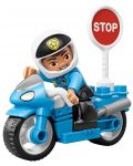 Конструктор Lego Duplo - Полицейски мотоциклет (10900) - 3t