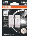 LED Автомобилни крушки Osram - LEDriving SL, P27/7W, 1.7W, 2 броя, бели - 1t