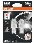 LED Автомобилни крушки Osram - LEDriving, SL, Red, W16W, 1.4W, 2 броя, червени - 1t