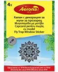 Ленти за прозорец Aerona - Без мирис, 4 броя, против мухи, с декорация - 1t