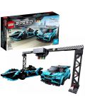Конструктор Lego Speed Champions - Formula E Panasonic Jaguar Racing GEN2 car & Jaguar I-PACE eTROPHY (76898) - 3t