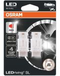 LED Автомобилни крушки Osram - LEDriving, SL, Red, P27/7W, 1.7W, 2 броя, червени - 1t