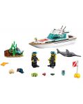 Конструктор Lego City - Яхта за гмуркане (60221) - 6t