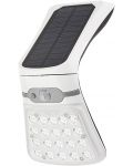 LED соларен аплик със сензор Rabalux - Rogova 77022, IP44, 4W, DC 3.7V, 330lm, 4000k, бял - 2t