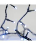 LED Лампички Eurolamp - Line, 100 броя, IP44, 31V, 3.6 W, 8.15 m, зелен кабел, сини - 1t