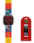 LED часовник Kids Euroswan - Super Mario Icons - 2t