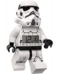 Настолен часовник Lego Wear - Star Wars,  Stormtrooper, с будилник - 3t