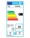 LG 34UM68-P, 34" Wide LCD AG, IPS Panel, 5ms, 5000000:1 DFC, 300 cd/m2, 21:9, 2560x1080, sRGB 99%, HDMI, DisplayPort, SP 2x7w, Tilt, Black - 2t