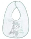 Лигавник с бродерия Bambino Casa - Paris, Mint - 1t